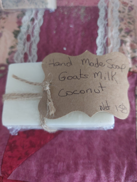 Coconut goats milk soap